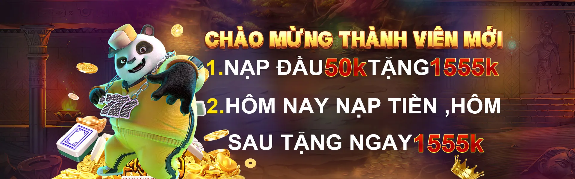 Hình ảnh chào mừng đăng ký Okking Casino